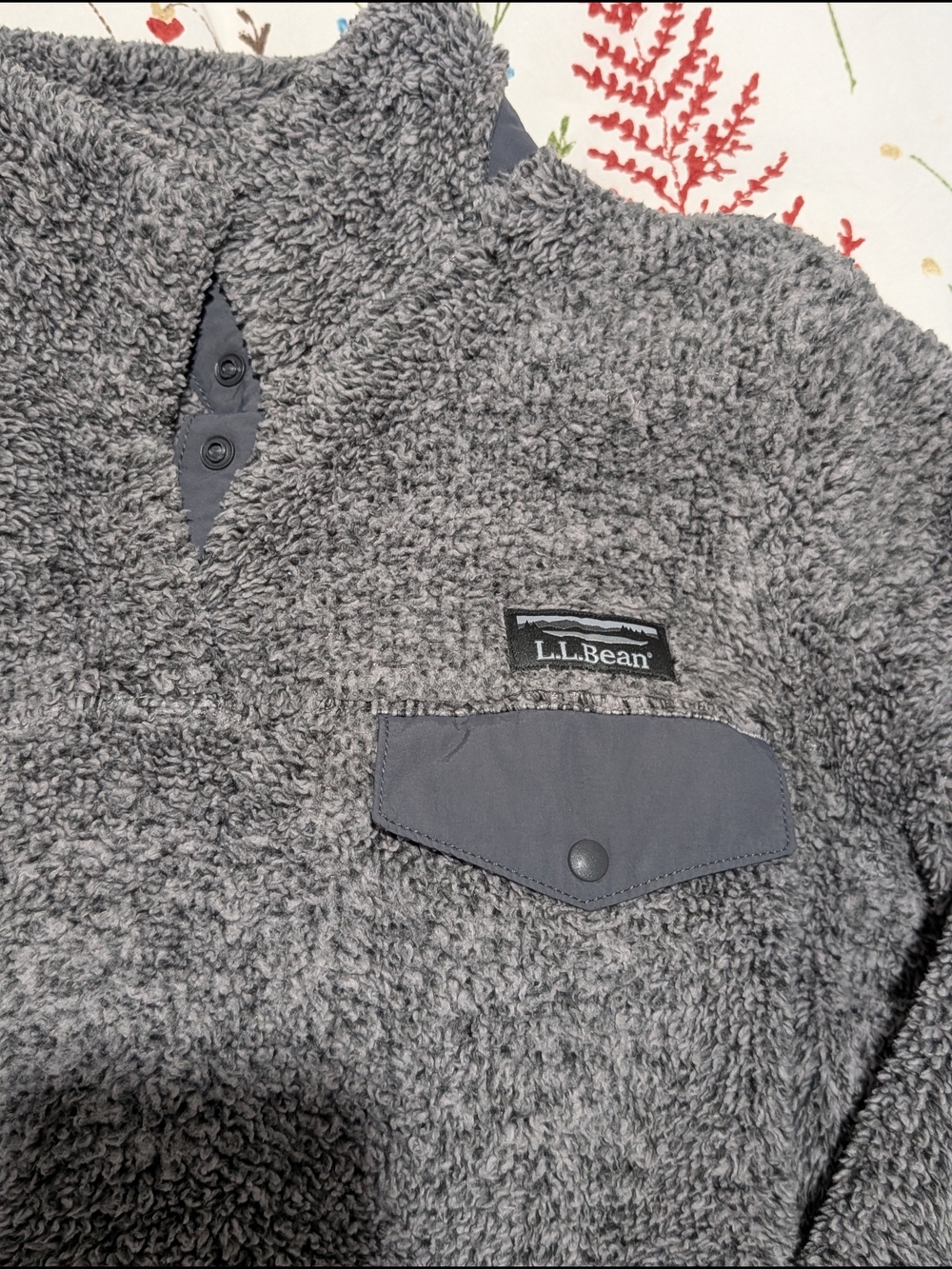 L.L.Bean Sherpa Pullover XS